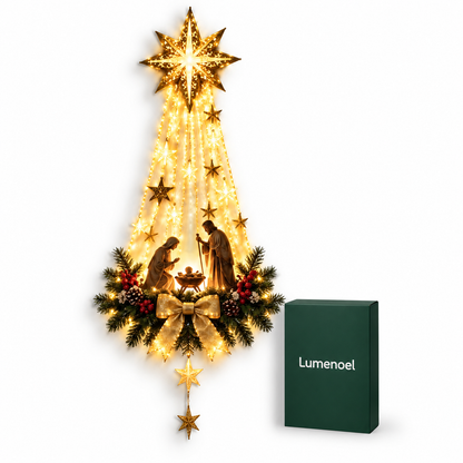 Light-Up Nativity with Star of Bethlehem