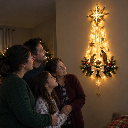 Light-Up Nativity with Star of Bethlehem