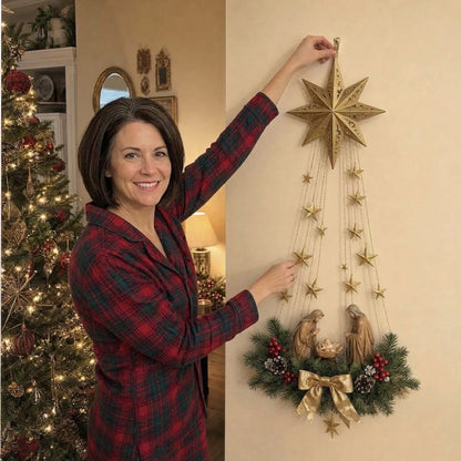 Light-Up Nativity with Star of Bethlehem